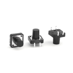Бутон 4P 12x12 h11mm  пъпка 7mm