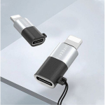 Преобразувател Plug and Play Type-C към Lightning - сребрист