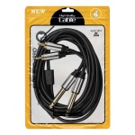 Кабел CABLE 2xRCA male mono -2X6.3 mono Jack 3m