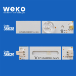 Диодни ленти комплект 12 бр/pcs LB-PF3030-GJFHD500611-L-R