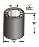PINCH ROLLER15x19.3x3 mm