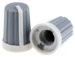 Копче за потенциометър Ø16x14mm hole-6mm Grey