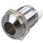 Държател за LED; 8mm; хром; метал; изпъкнала