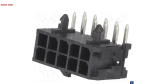 Конектор:  мъжки; PIN: 4; 2x5; 8.5A ъглов