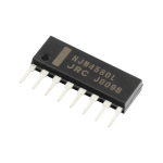 Интегрална схема  NJM4580L SIL-8