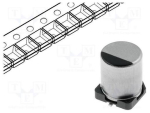 Кондензатор електр.470UF/25V  105\'C LOW ESR smd