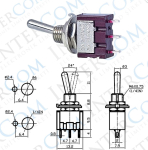 Ключ CK MTS-102 ON/OFF 3P RED
