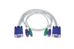 Кабел  VGA/PS2 Universal KVM Extension Cable 3m