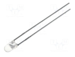 L-934F3C IR transmitter; 3mm; 940nm; transparent; 3.6mW; 30°; THT