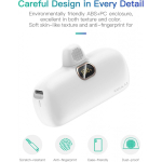Компактна Външна батерия Powerbank PD20W LS-IP Lightning 5,000mAh - Бял